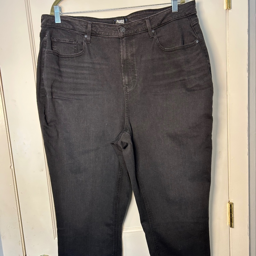 NWT Paige Black High Rise  "Sarah Slim" Jeans| Size 18W